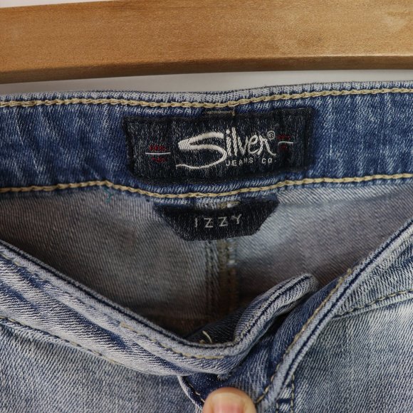 Silver Izzy Ankle skinny Jeans sz 16 - Picture 10 of 12